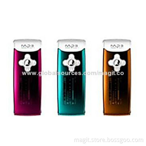 Card Reader MP3 Players with Two-color LCM Display, Built-in polymer Lithium Battery